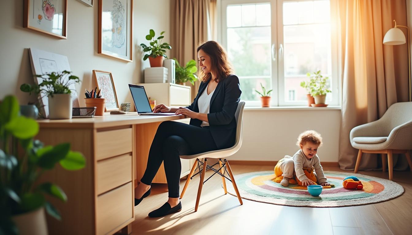 découvrez des conseils pratiques pour travailler efficacement à la maison tout en prenant soin de votre bébé, en équilibrant productivité et bien-être familial.