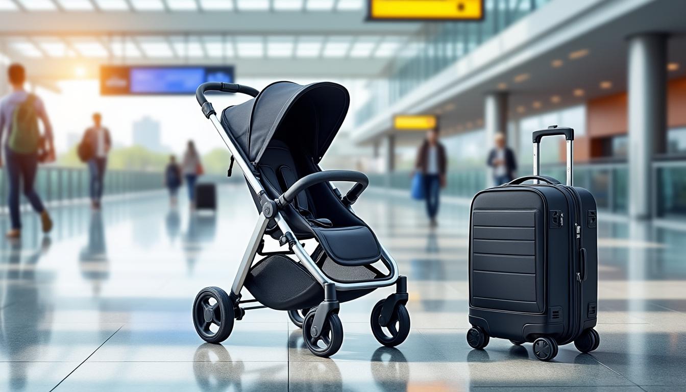 découvrez comment choisir la poussette canne compacte idéale pour vos voyages en avion, alliant légèreté, praticité et confort pour votre enfant.
