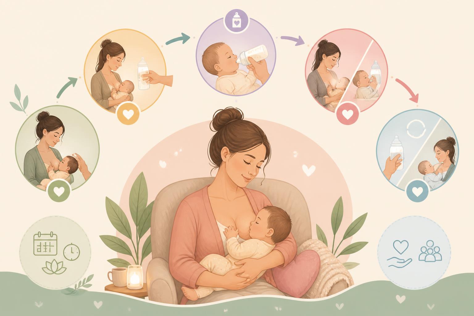 découvrez comment instaurer l'allaitement mixte de manière progressive et sereine, sans stress pour vous ni votre bébé, grâce à nos conseils pratiques et bienveillants.