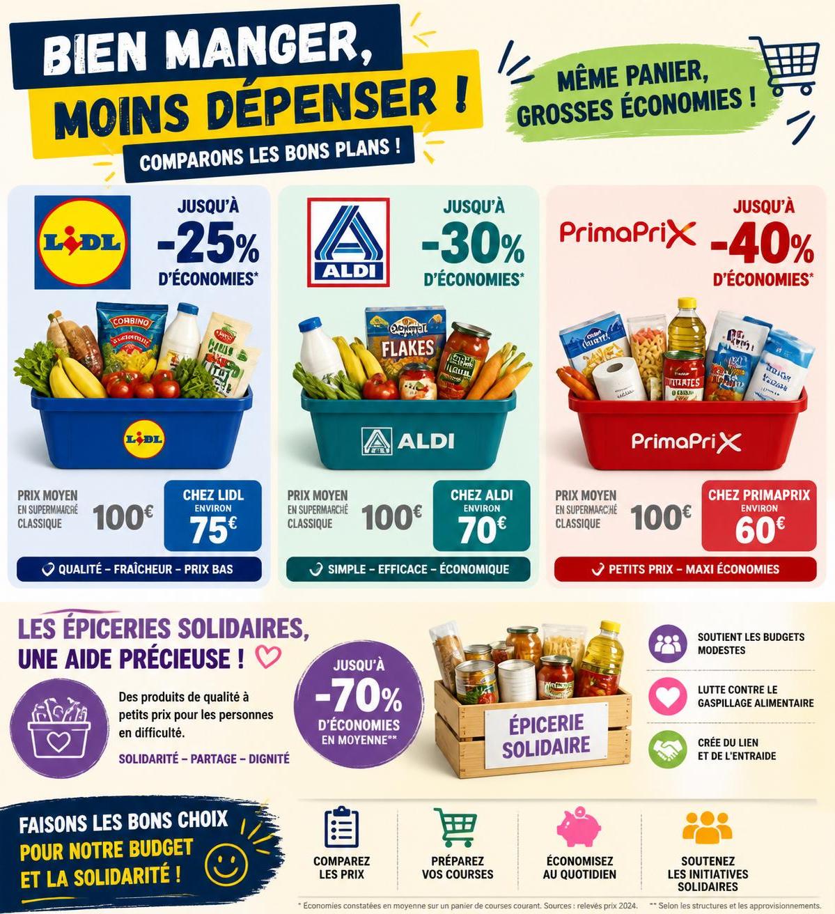 découvrez des astuces simples et efficaces pour réduire votre facture de courses tout en continuant à bien manger, sans jamais vous priver.