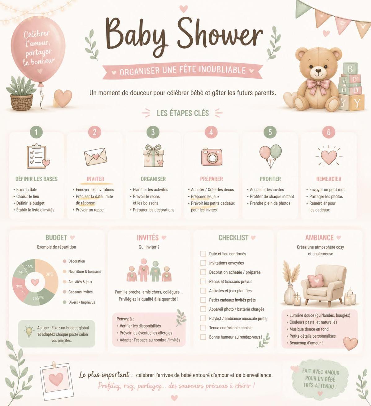 découvrez nos conseils pratiques pour organiser une baby shower réussie tout en maîtrisant votre budget. astuces, idées et planification pour une fête inoubliable.