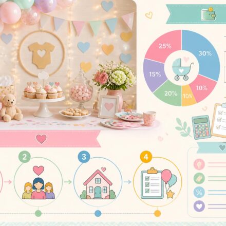 Baby shower : comment l’organiser et maîtriser le budget découvrez nos conseils pratiques pour organiser une baby shower réussie tout en maîtrisant votre budget, de la planification à la décoration et aux animations.