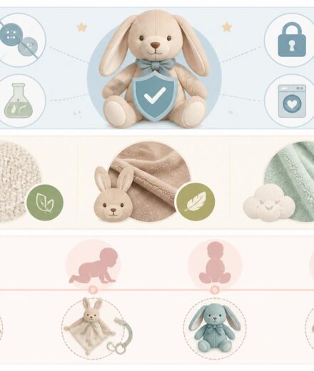 Choisir le doudou de bébé : sécurité, matière et nos conseils selon l’âge découvrez comment choisir le doudou idéal pour votre bébé en alliant sécurité et matières adaptées. nos conseils pratiques selon l'âge pour un compagnon tout douillet et sûr.