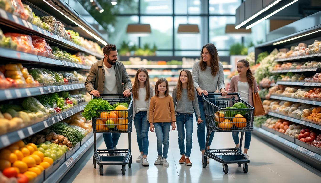 découvrez nos astuces pratiques pour faire des courses pas chères en 2026, spécialement adaptées aux familles nombreuses, et optimisez votre budget alimentaire facilement.