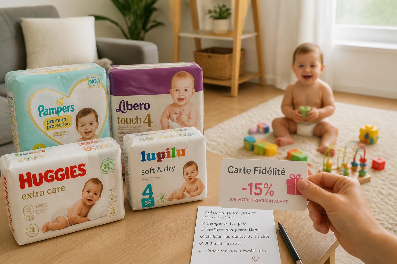 découvrez nos astuces pour acheter des couches de qualité à prix réduit et économisez sans compromis sur le confort de votre bébé.