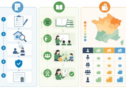 découvrez comment devenir assistante maternelle en 2026 : obtention de l'agrément, formations nécessaires et informations sur les salaires.