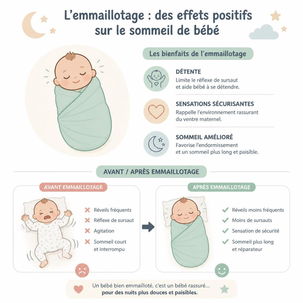 découvrez comment emmailloter votre bébé étape par étape, les bienfaits de cette technique apaisante et jusqu'à quel âge il est recommandé de le faire pour assurer son confort et sa sécurité.