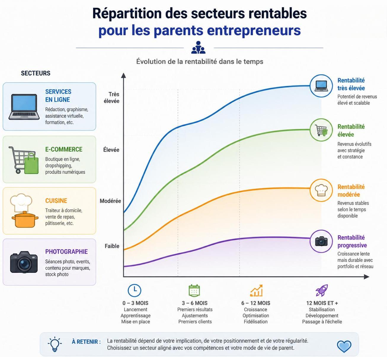 découvrez comment lancer un micro business rentable depuis chez vous, spécialement conçu pour les parents souhaitant concilier vie familiale et activité professionnelle.