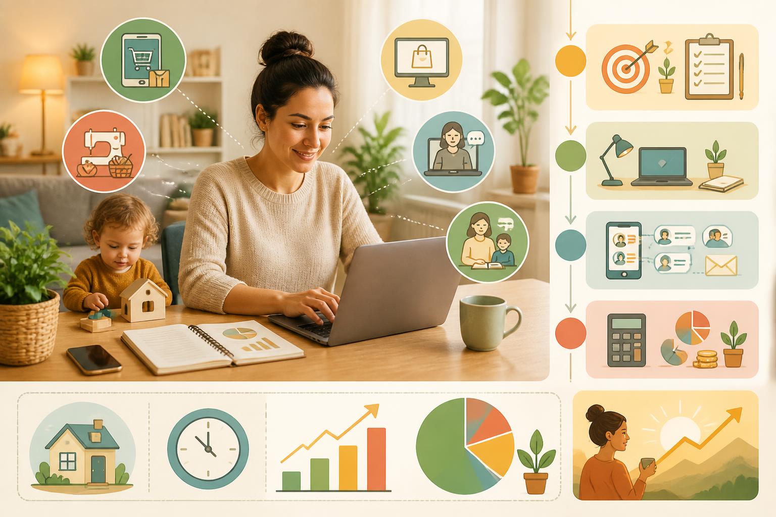 découvrez comment lancer un micro business rentable depuis chez vous, spécialement conçu pour les parents souhaitant concilier vie de famille et activité professionnelle.