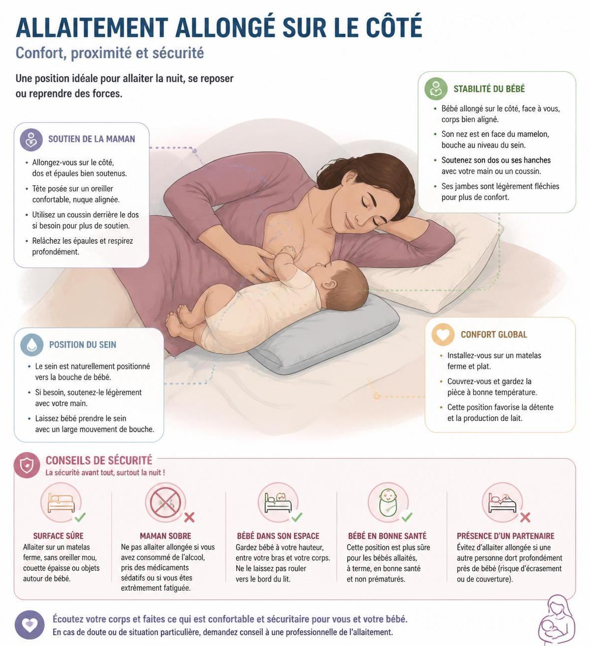 découvrez les meilleures positions d'allaitement pour assurer confort et bien-être à maman et bébé, favorisant une tétée efficace et agréable.
