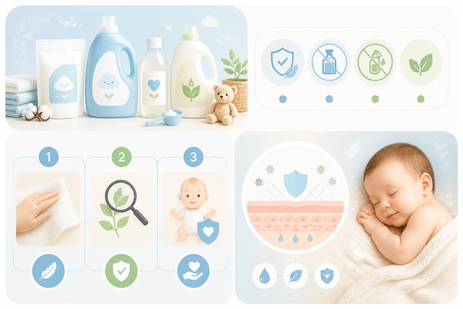 découvrez comment choisir la lessive idéale pour bébé et optez pour des formules douces et sans risque, spécialement conçues pour protéger la peau délicate de votre enfant.