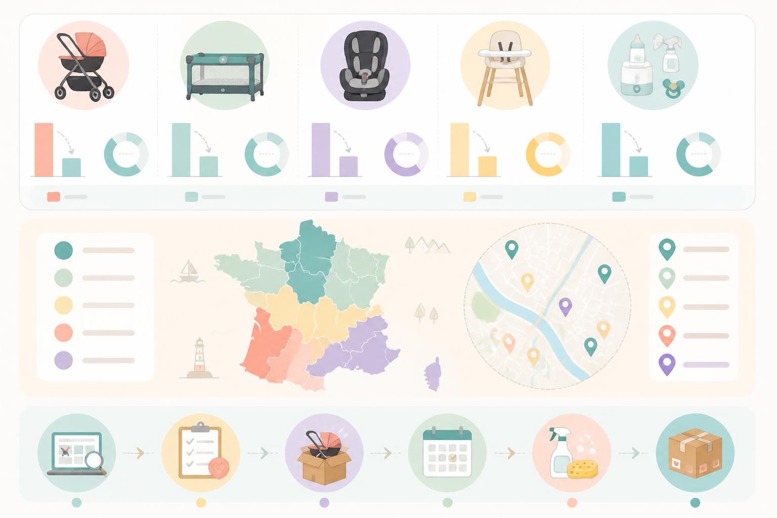 Louer du matériel bébé au lieu d’acheter : que louer et combien économiser découvrez pourquoi louer du matériel bébé peut être une meilleure option que l'achat, quels équipements privilégier à la location, et combien vous pouvez économiser pour alléger votre budget.