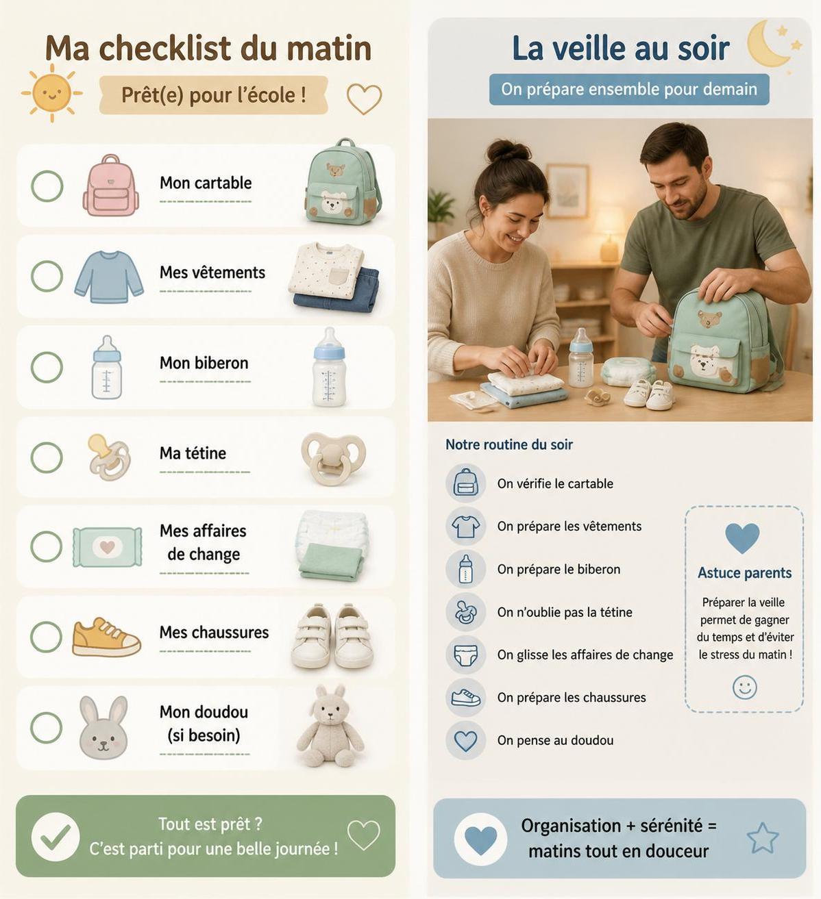 découvrez des astuces pratiques pour organiser vos matins avec école et bébé, et vivre des départs sereins et efficaces chaque jour.