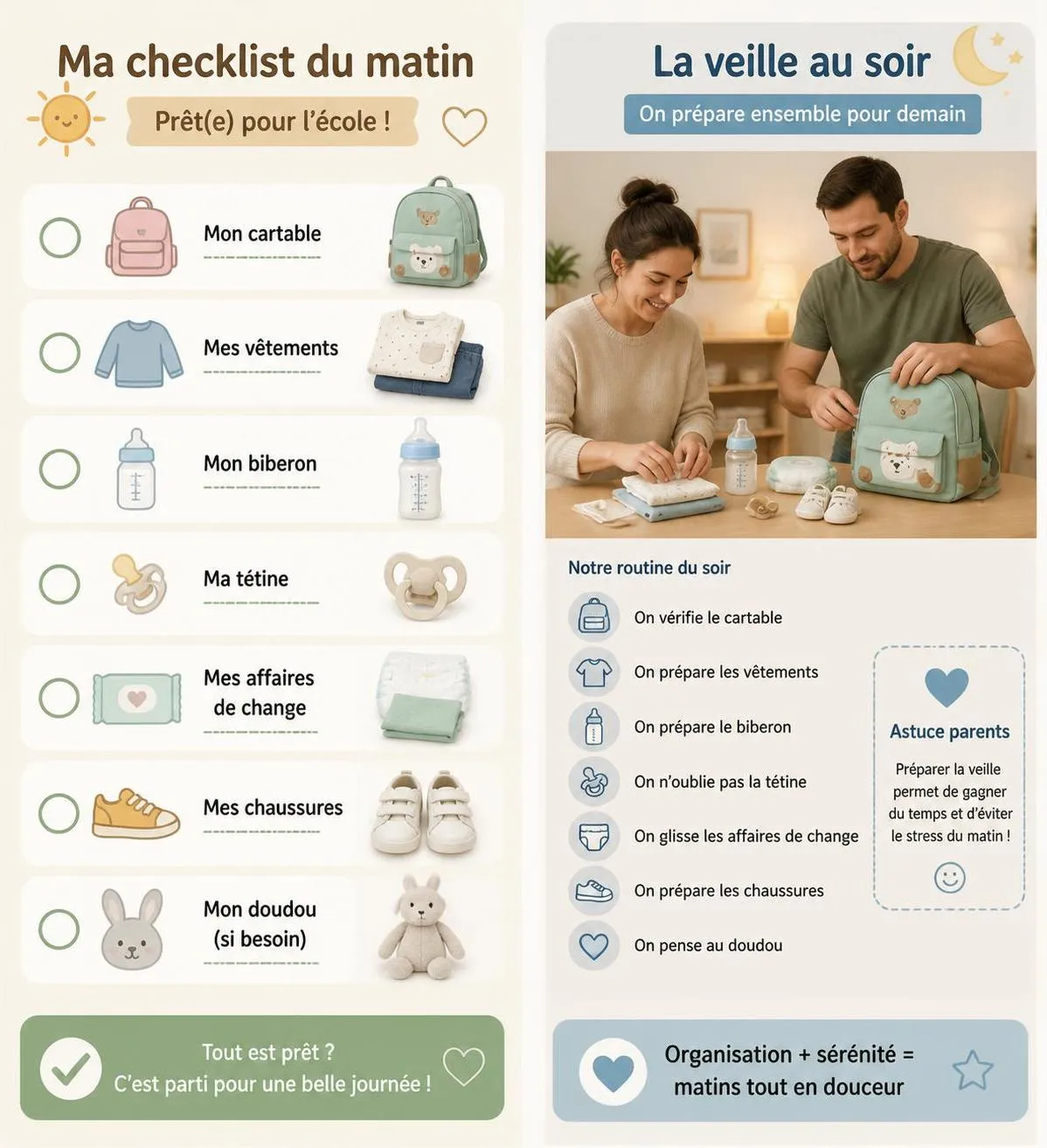 découvrez des astuces pratiques pour organiser vos matins avec école et bébé, et vivre des départs sereins et efficaces chaque jour.