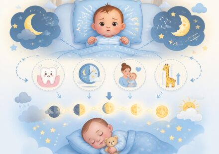 Régression du sommeil de bébé : pourquoi ça arrive et comment s’en sortir découvrez pourquoi la régression du sommeil de bébé survient, ses causes principales et les meilleures stratégies pour aider votre enfant à retrouver un sommeil paisible.