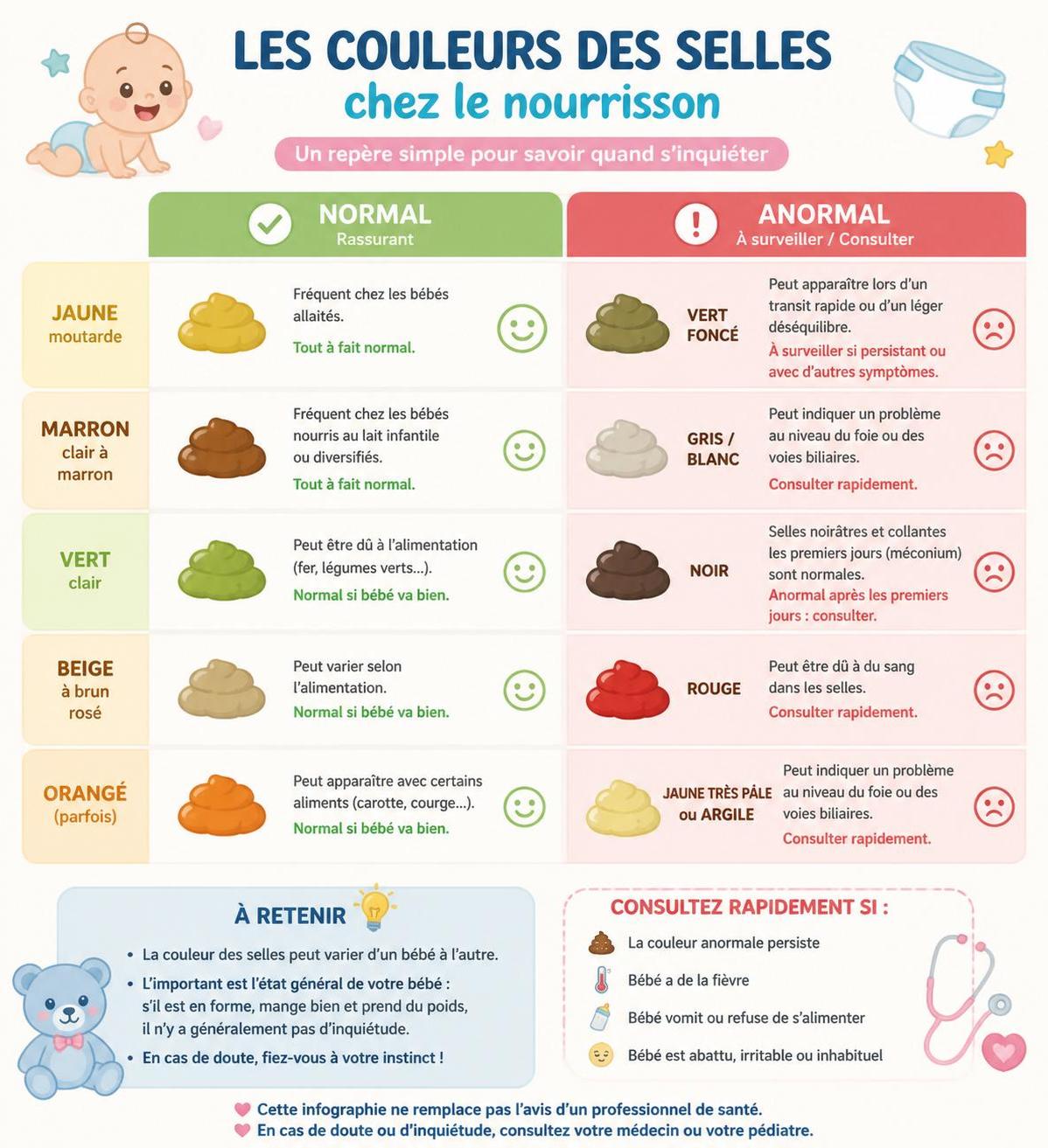découvrez ce que signifient les selles jaunes chez bébé, les causes possibles et les conseils pour savoir quand consulter un professionnel de santé.