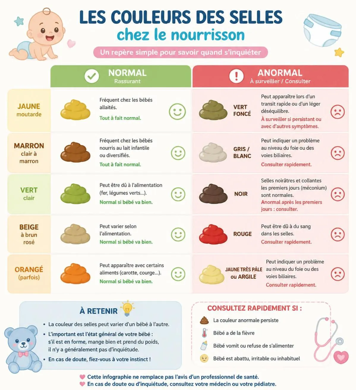 découvrez ce que signifient les selles jaunes chez bébé, les causes possibles et les conseils pour savoir quand consulter un professionnel de santé.