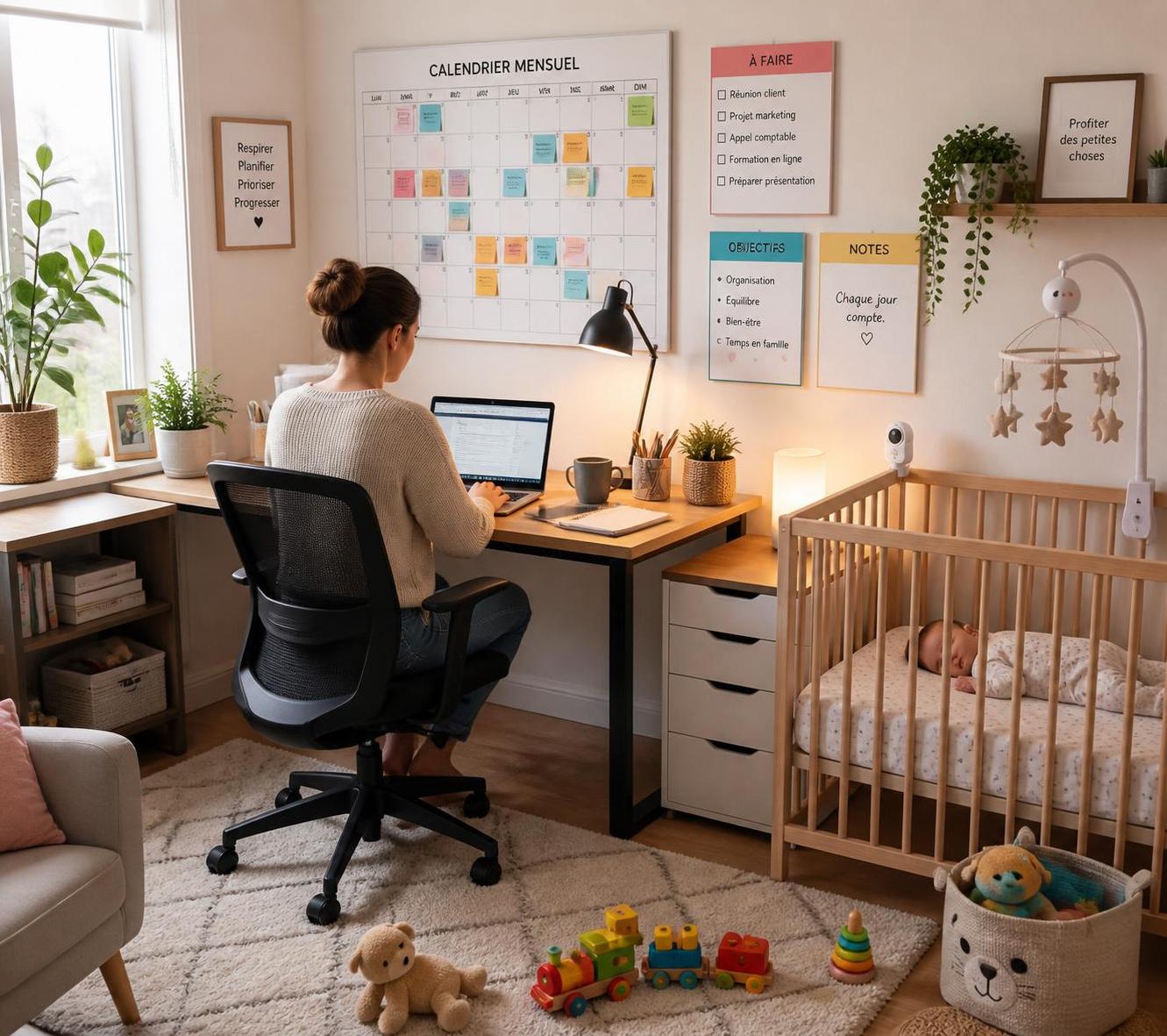 découvrez des astuces efficaces pour concilier télétravail et bébé à la maison, et adoptez une organisation qui facilite votre quotidien.