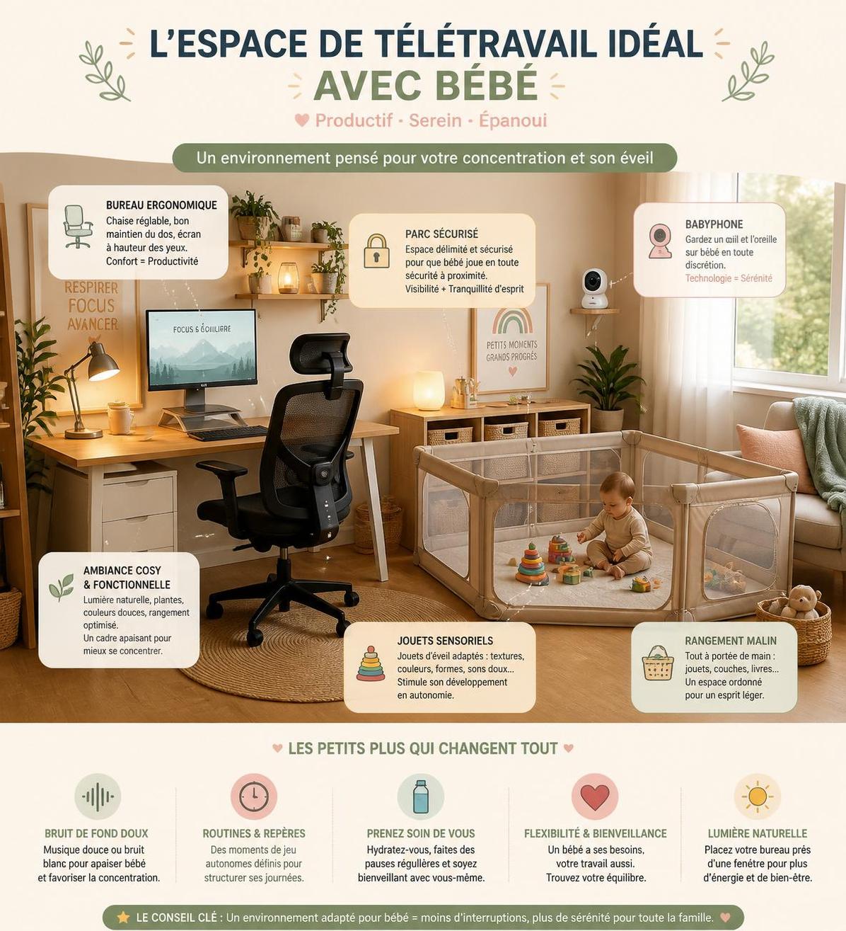 découvrez comment organiser efficacement votre télétravail avec un bébé à la maison pour concilier productivité et bien-être familial.