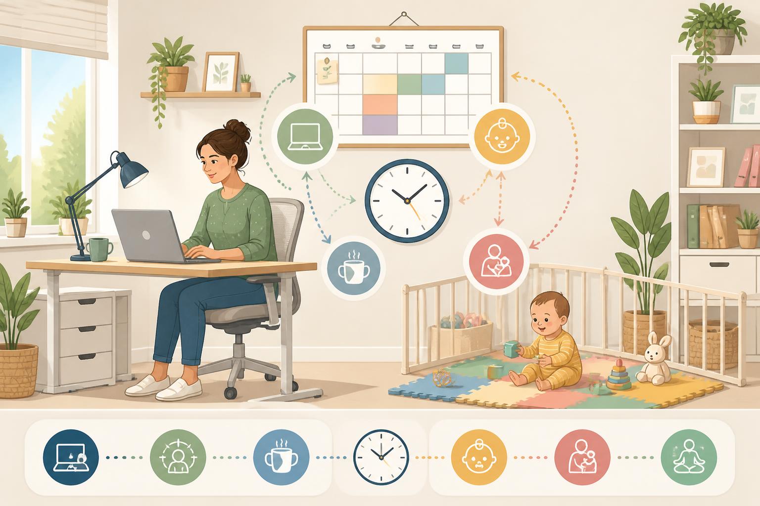 Télétravail avec un bébé à la maison : l’organisation qui change vraiment les choses découvrez des astuces pratiques pour concilier télétravail et vie avec un bébé à la maison, et transformez votre organisation quotidienne pour plus de sérénité.