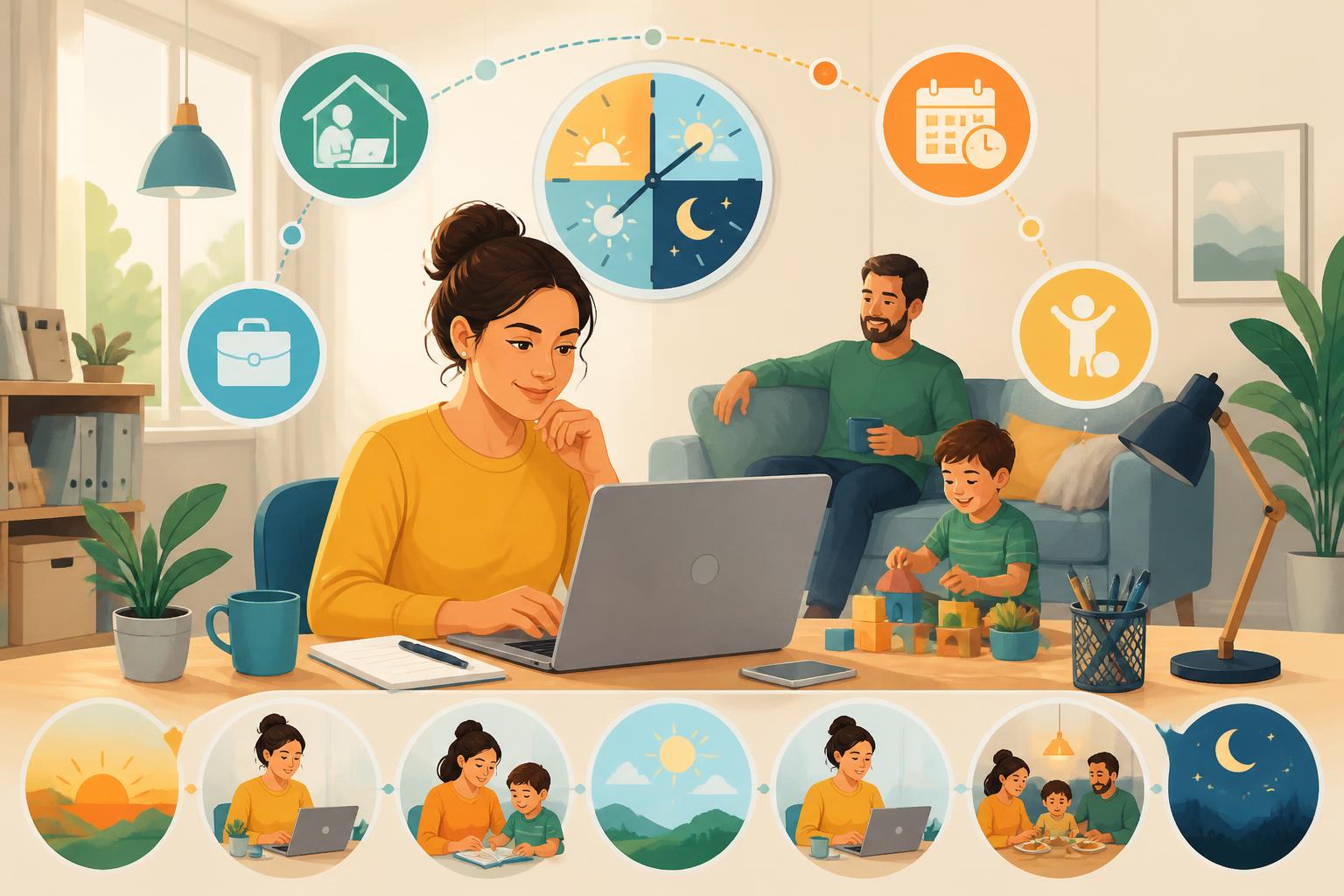 découvrez des astuces pour travailler à domicile avec des horaires flexibles, afin de mieux concilier votre vie de parent et vos responsabilités professionnelles.