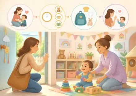 découvrez nos conseils pour bien préparer la première séparation de votre bébé lors de son entrée à la crèche et faciliter cette étape importante pour toute la famille.