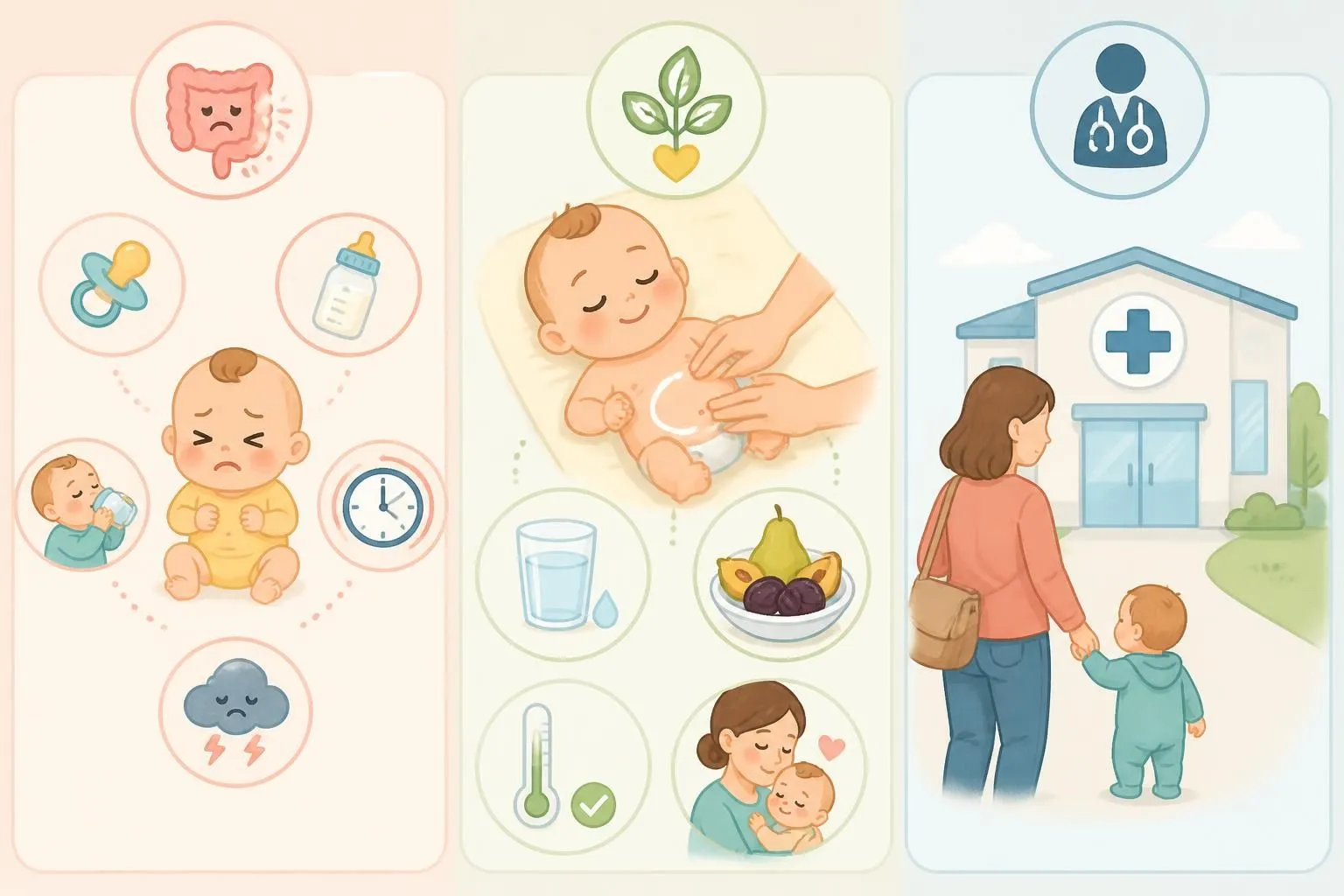 découvrez les causes fréquentes de la constipation chez le bébé, des remèdes doux pour l'apaiser et les signes qui indiquent qu'il est temps de consulter un pédiatre.