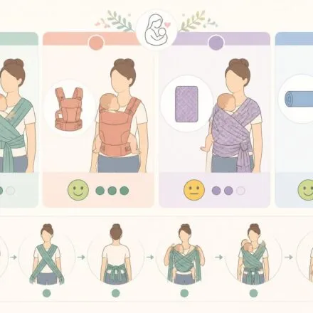 découvrez comment choisir une écharpe de portage adaptée aux débutants, avec un guide des différents types d'écharpes et des conseils pour une mise en place facile et confortable.