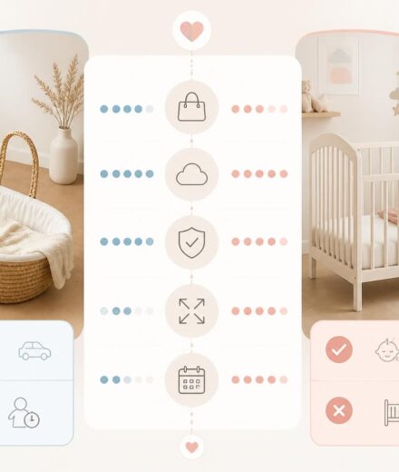 découvrez les avantages du couffin et du berceau pour les premières semaines de bébé afin de faire le meilleur choix pour son confort et sa sécurité.