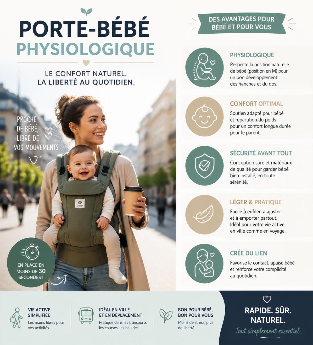 découvrez les différences entre couverture de portage et porte-bébé pour choisir l'option idéale adaptée à votre mode de vie et assurer le confort de votre bébé.