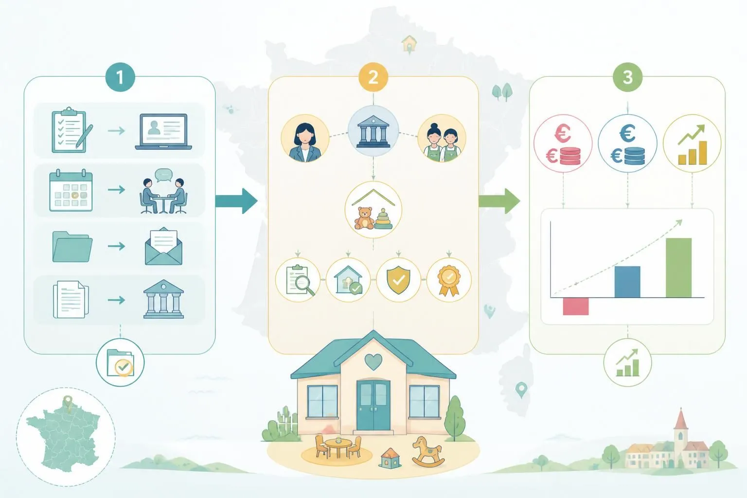 découvrez toutes les étapes pour créer une micro-crèche familiale : démarches administratives, obtention de l'agrément et conseils pour optimiser la rentabilité de votre structure.