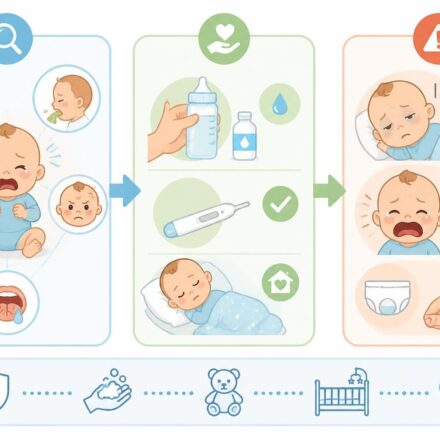 découvrez les signes de la gastroentérite chez bébé, les gestes à adopter pour le soulager et les situations où il est important de consulter un médecin.