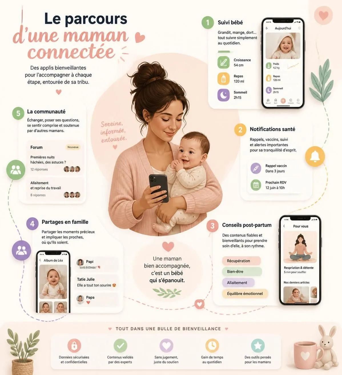 découvrez notre sélection testée et approuvée des applis incontournables pour les mamans, conçues pour faciliter votre quotidien et simplifier la vie de famille.