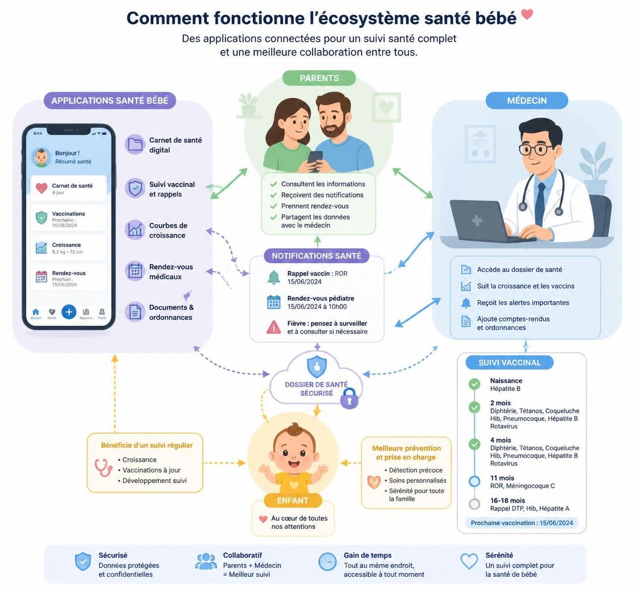 découvrez notre sélection des applis incontournables pour les mamans, testées et approuvées pour faciliter votre quotidien et accompagner chaque étape de la maternité.
