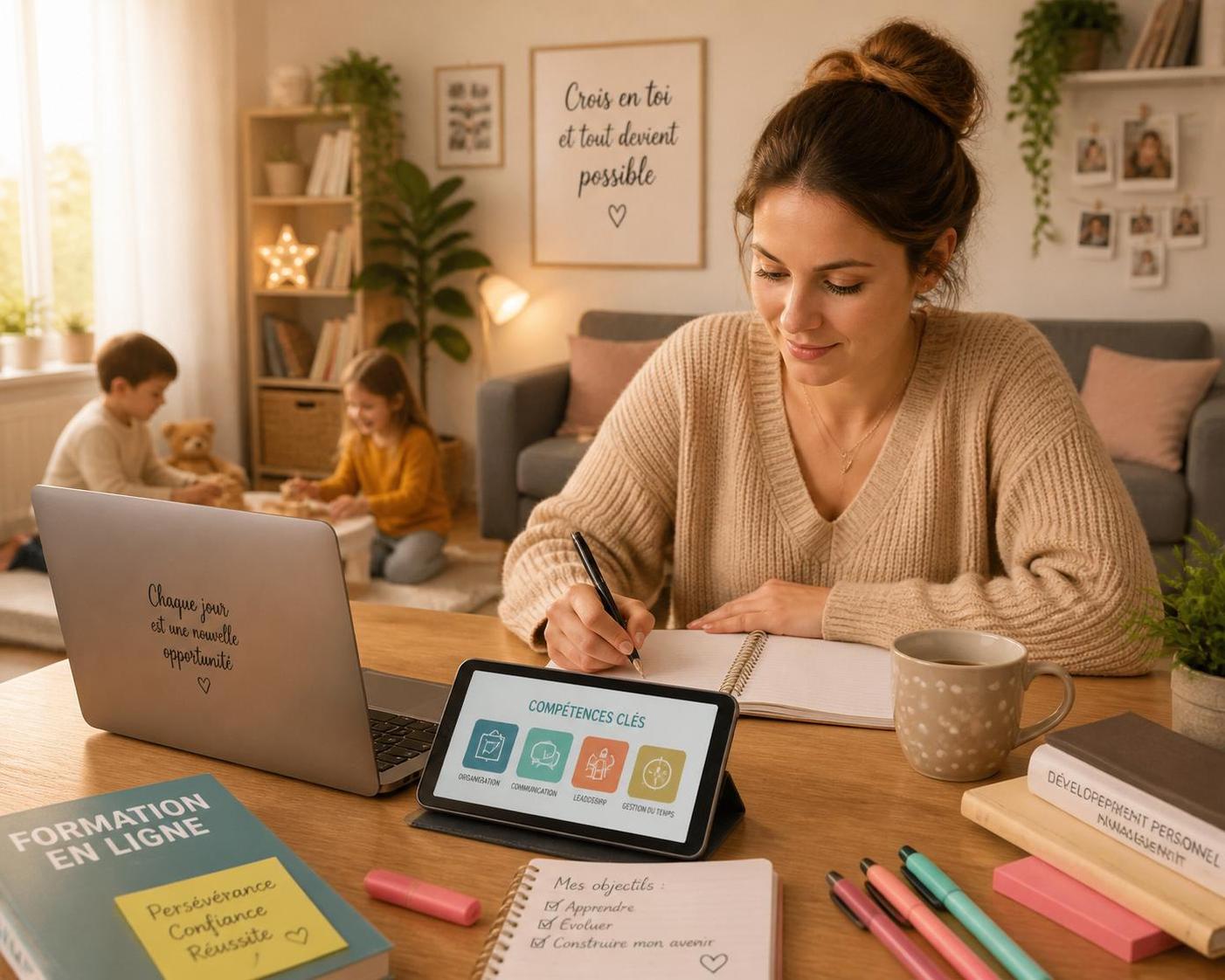 découvrez des formations à distance spécialement conçues pour les mamans souhaitant se reconvertir professionnellement, alliant flexibilité et apprentissage adapté.