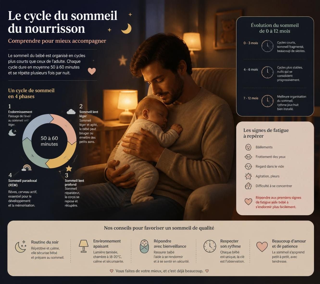découvrez les signes des poussées de croissance de bébé et nos conseils pour les traverser sereinement, en apportant confort et bien-être à votre tout-petit.