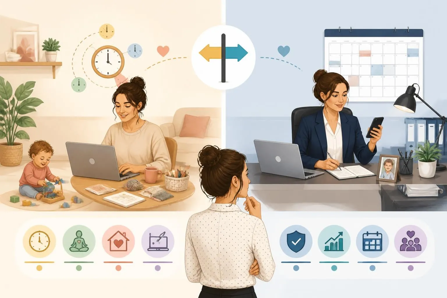 découvrez quel statut choisir entre micro-entrepreneur et salarié pour concilier travail et rythme de maman, et trouver l'équilibre idéal.