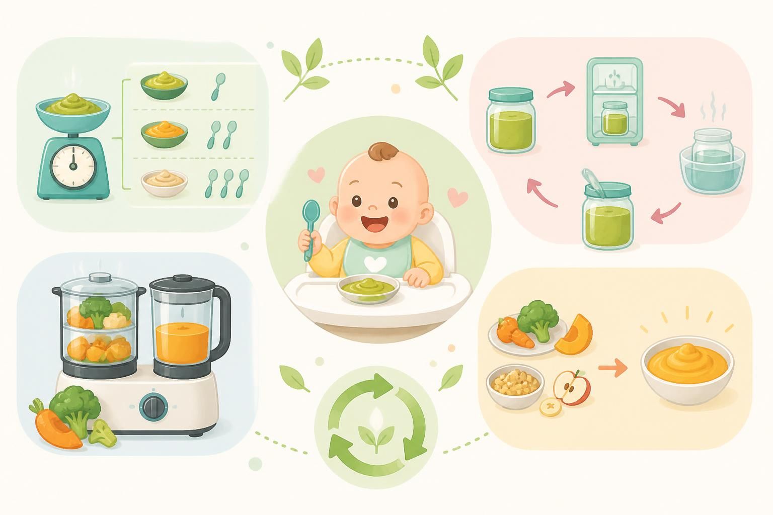 Nourrir bébé maison sans gâcher : nos astuces anti-gaspi pour les purées découvrez nos astuces anti-gaspi pour préparer des purées maison savoureuses et nourrissantes pour bébé, tout en évitant le gaspillage alimentaire.
