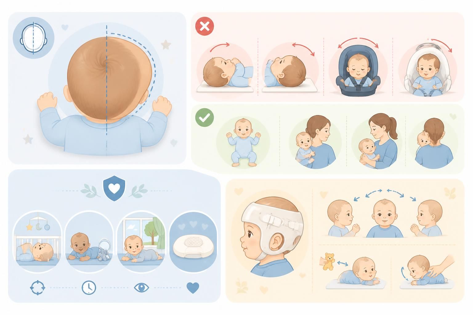 découvrez comment prévenir et corriger la plagiocéphalie, ou tête plate, chez votre bébé grâce à des conseils pratiques et des solutions adaptées.