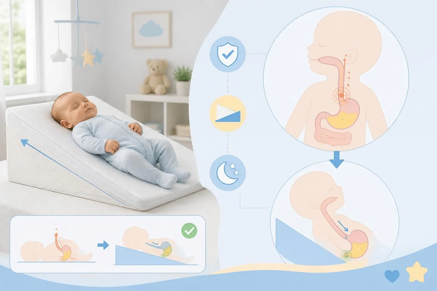 découvrez l'utilité du plan incliné pour bébé en cas de reflux gastro-œsophagien (rgo) selon l'avis d'un pédiatre. conseils et explications pour mieux comprendre cette solution.