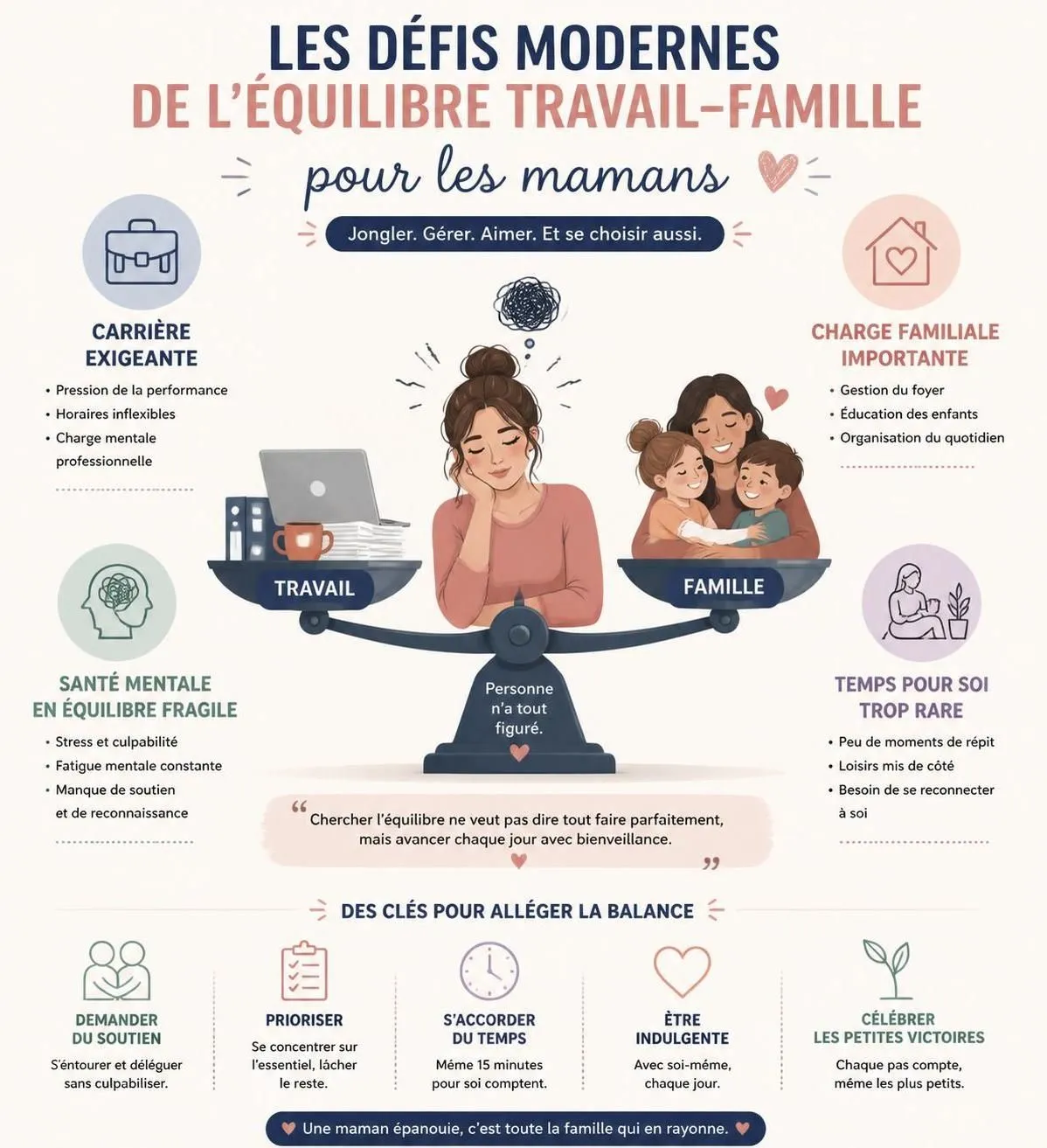 découvrez les astuces et stratégies des mamans qui réussissent à concilier harmonieusement vie professionnelle et vie familiale pour un équilibre durable.