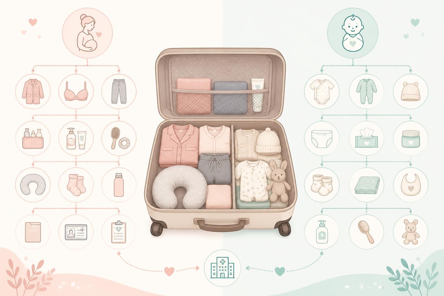 découvrez la liste complète et incontournable pour préparer votre valise maternité, avec tout ce qu'il faut emporter pour maman et bébé afin d'assurer confort et sérénité lors de votre séjour à la maternité.