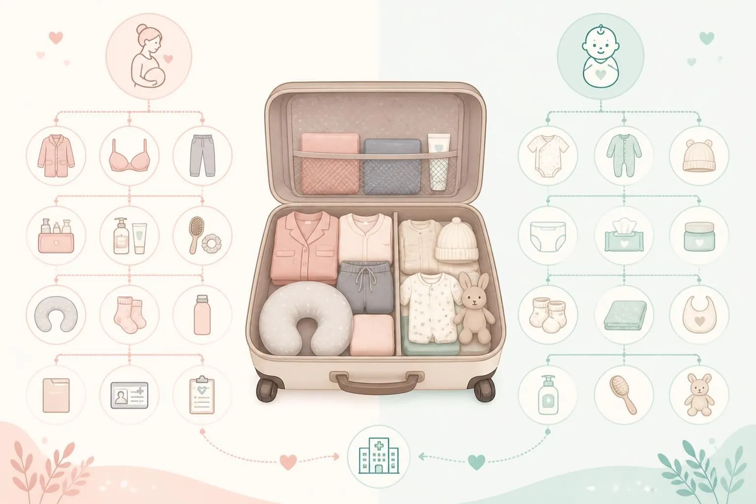 découvrez la liste complète et incontournable pour préparer votre valise maternité, avec tout ce qu'il faut emporter pour maman et bébé afin d'assurer confort et sérénité lors de votre séjour à la maternité.