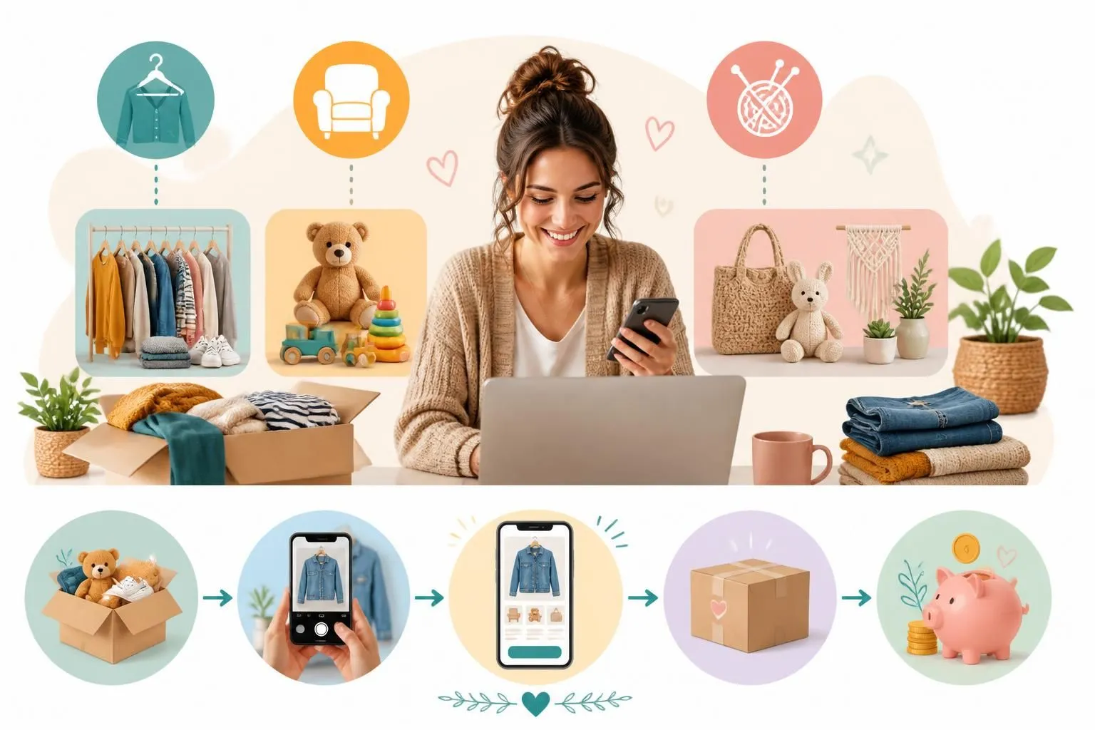 découvrez comment vendre sur vinted, leboncoin ou etsy pour compléter les revenus de maman facilement et efficacement grâce à nos conseils pratiques.