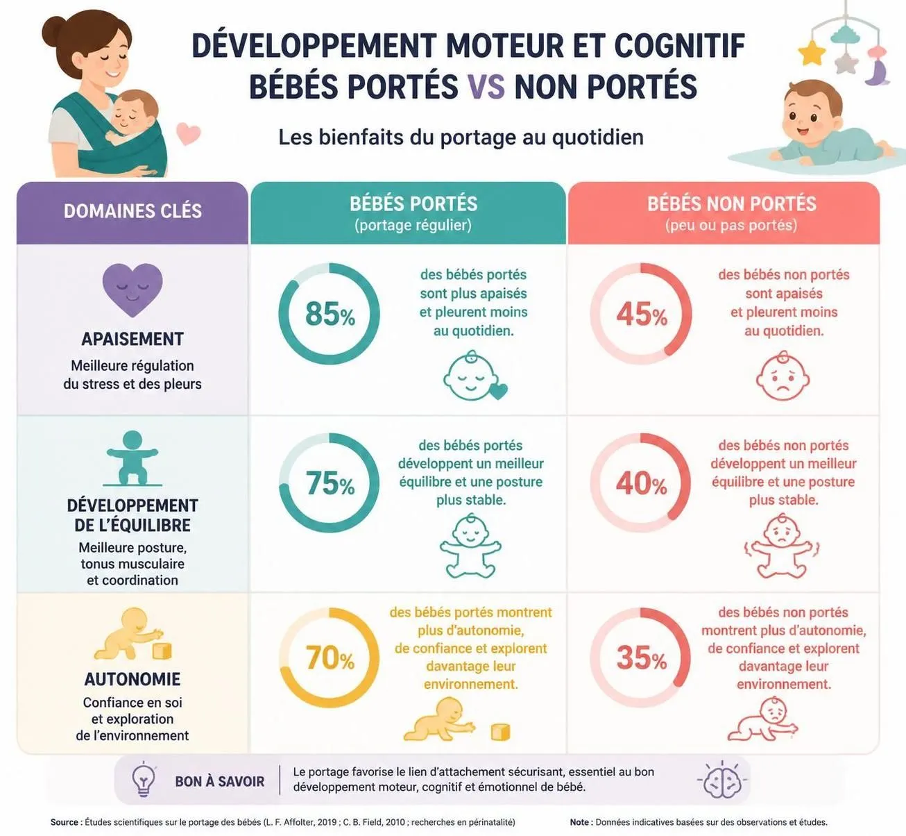 découvrez pourquoi votre bébé veut être porté constamment, ce qui est tout à fait normal, et des conseils pratiques pour vous organiser au quotidien.