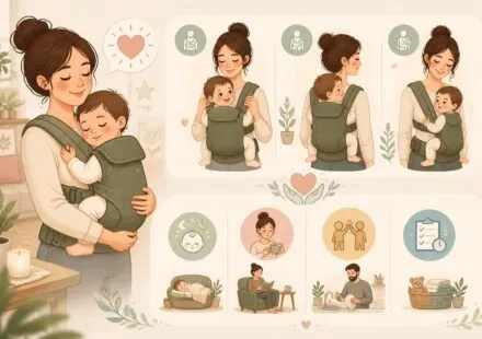 Bébé qui veut être porté tout le temps : est-ce normal et comment s’organiser découvrez pourquoi votre bébé veut être porté en permanence, ce qui est tout à fait normal, et apprenez des astuces pour mieux vous organiser au quotidien.
