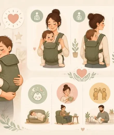 Bébé qui veut être porté tout le temps : est-ce normal et comment s’organiser découvrez pourquoi votre bébé veut être porté en permanence, ce qui est tout à fait normal, et apprenez des astuces pour mieux vous organiser au quotidien.