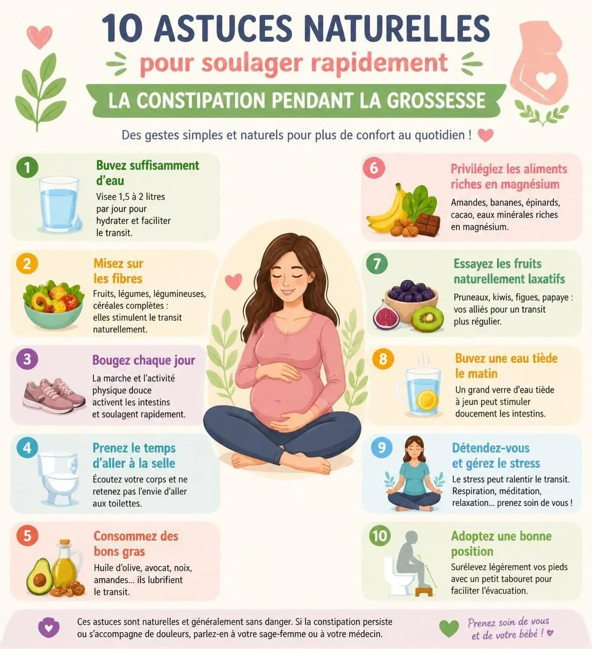 découvrez les causes de la constipation pendant la grossesse et des remèdes naturels efficaces pour améliorer le transit intestinal en toute sécurité.
