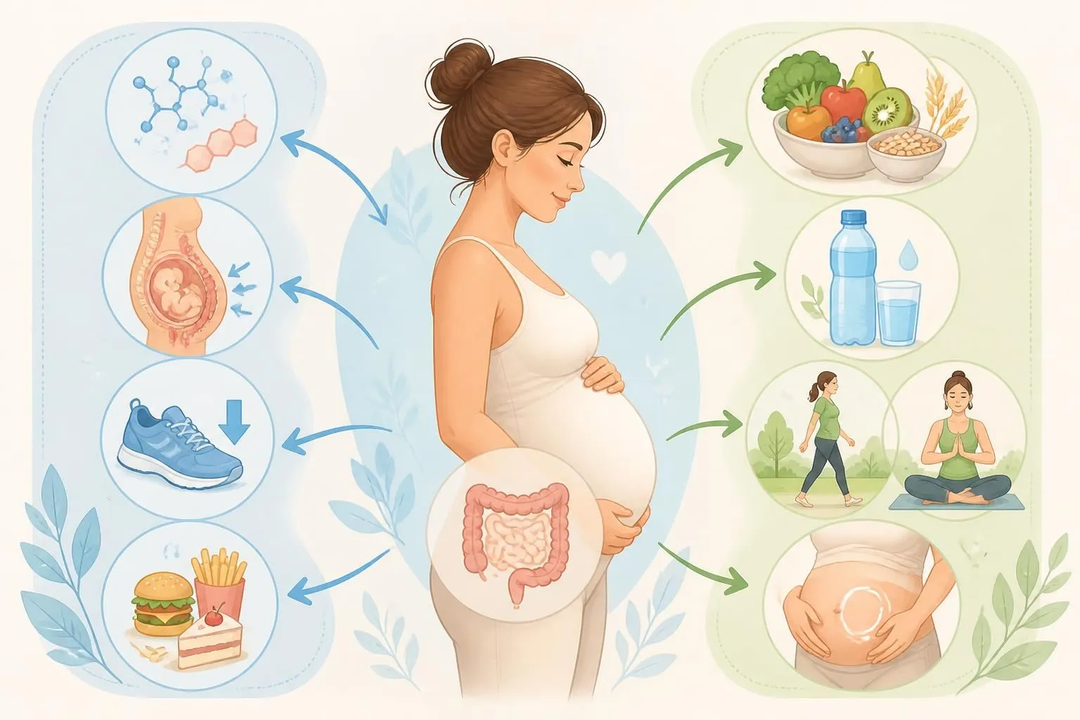 Constipation pendant la grossesse : causes et remèdes naturels pour soulager le transit découvrez les causes de la constipation pendant la grossesse et des remèdes naturels efficaces pour améliorer le transit intestinal en toute sécurité.