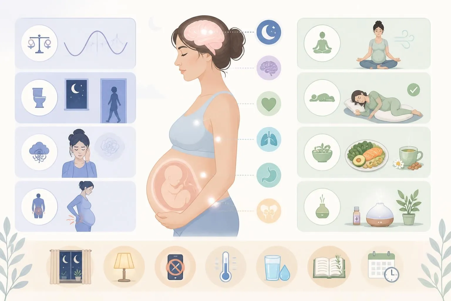 Insomnies pendant la grossesse : pourquoi ça arrive et les vraies solutions pour enfin dormir découvrez pourquoi les insomnies surviennent pendant la grossesse et explorez des solutions efficaces pour retrouver un sommeil réparateur et apaiser vos nuits.